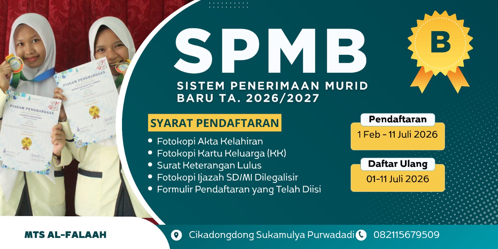 Website Resmi MTs Al-Falaah
